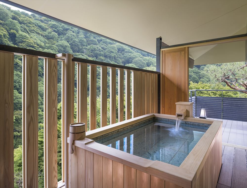 Suiran, a Luxury Collection Hotel, Kyoto_17 of the 39 rooms have their own hot spring open-air baths to enjoy Arashiyama Onsen at leisure during your stay.