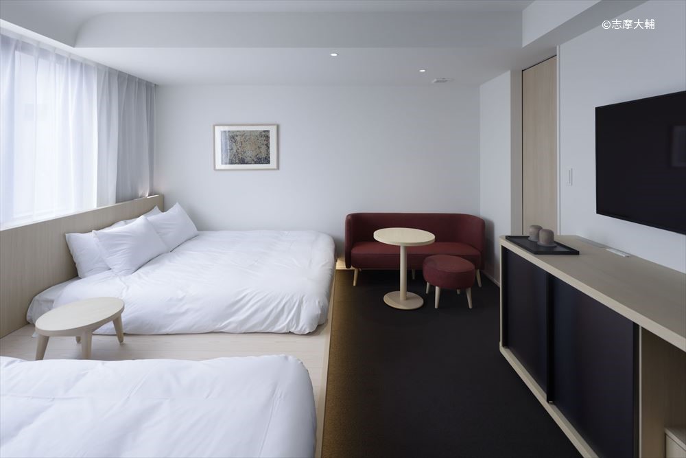 SOKI KANAZAWA.　Choose from among 12 types of guest rooms to suit your travel style, a space to recall the highlights of your trip and rest both body and mind.