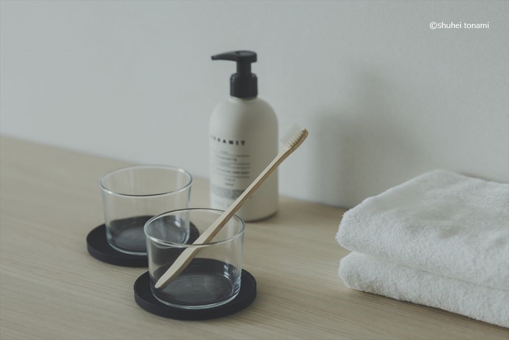 SOKI KANAZAWA.　Along with bamboo toothbrushes, guest room amenities have been chosen to be eco-friendly and of top quality.